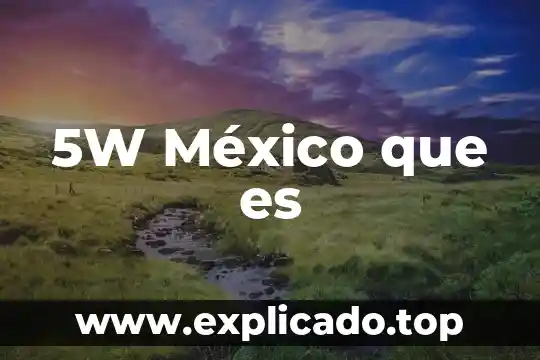 Que es un cholo en mexico 7 5W México que es