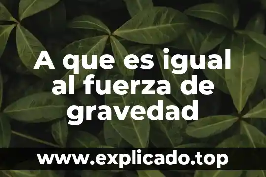 Que es un desague en agua por gravedad 8 A que es igual al fuerza de gravedad