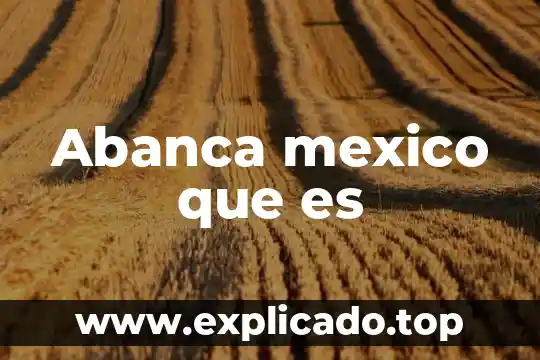 Que es la competencia adm en mexico 6 Abanca mexico que es