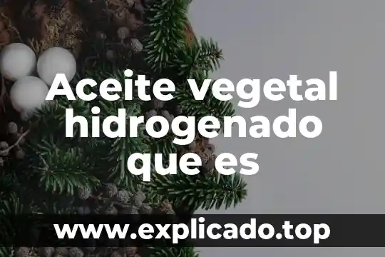 Que es la celulosa vegetal 3 Aceite vegetal hidrogenado que es