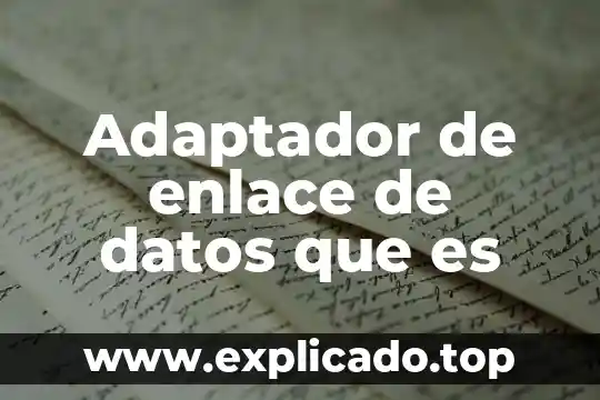 Que es una puerta de enlace predeterminada en informatica 6 Adaptador de enlace de datos que es