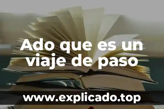 Válvula de paso para qué es 3 Ado que es un viaje de paso