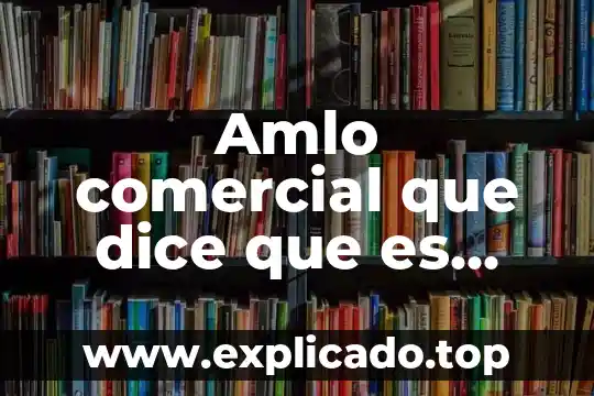 Ella le dice que es hombre a medio programa 6 Amlo comercial que dice que es como hugo chavez