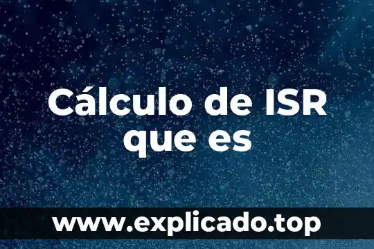 Que es una serie y su clasificacion calculo integral 7 Cálculo de ISR que es