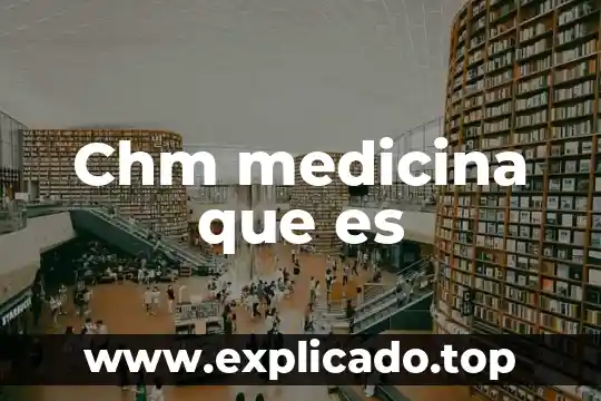 Que es pasante medicina 5 Chm medicina que es