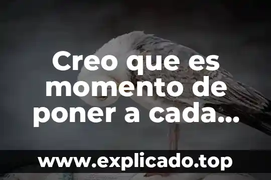 Creo que nomás que es un tiempo procesados de datos 8 Creo que es momento de poner a cada persona