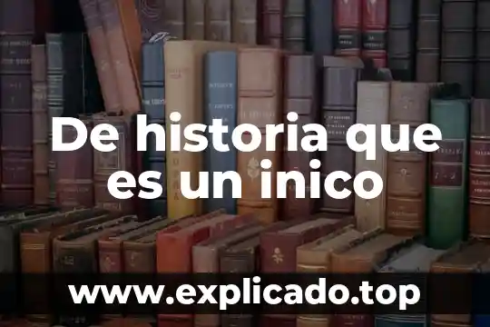Que es la consumacion en historia 4 De historia que es un inico