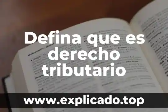 Que es altamar en derecho 4 Defina que es derecho tributario