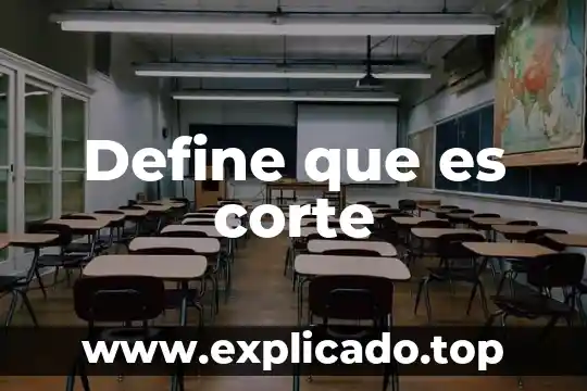 Corte sin arranque de viruta que es 4 Define que es corte