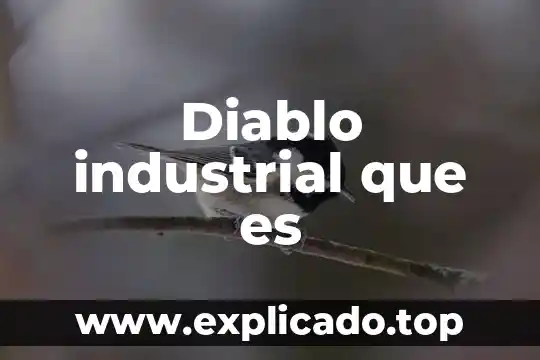 Que es unaanimal industrial 3 Diablo industrial que es
