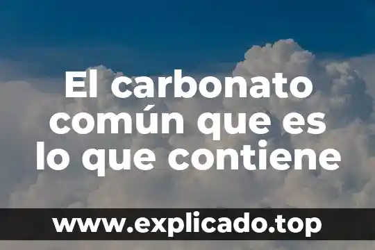 Onicomicosis por qué es común en los diabéticos 6 El carbonato común que es lo que contiene