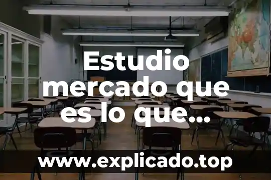 Qué es mercado de capitales en México 5 Estudio mercado que es lo que quiere la gente