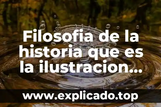 Que es filosofia para emmanuel kant 5 Filosofia de la historia que es la ilustracion immanuel kant