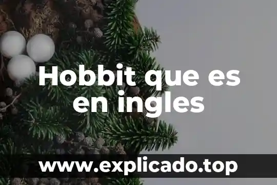 Que es la inversion extranjera directa bilateral 4 Hobbit que es en ingles