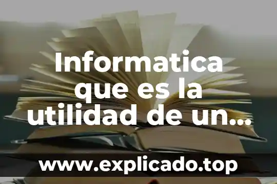 Utilidad por acci贸n que es 5 Informatica que es la utilidad de un dato