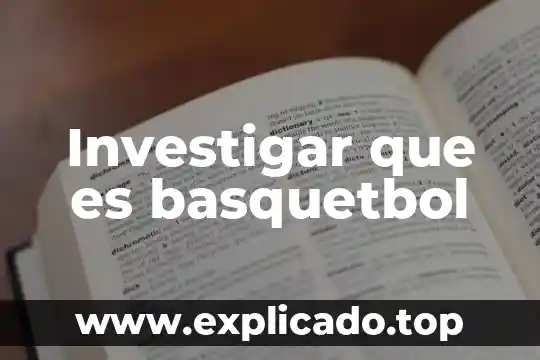 Que es una administracion de riestos 5 Investigar que es basquetbol