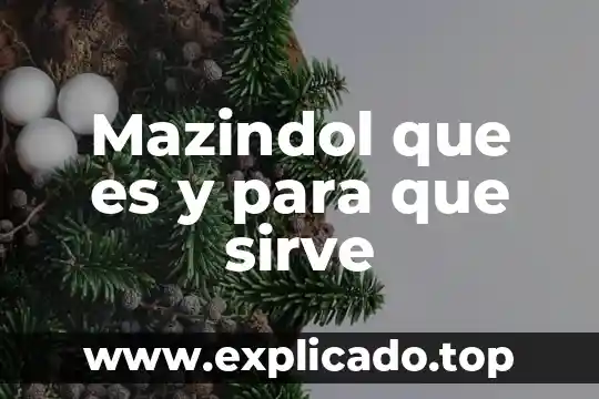 Mazindol que es y para que sirve