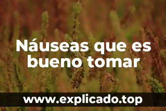 Qué es mejor tomar ibuprofeno o paracetamol 3 Náuseas que es bueno tomar