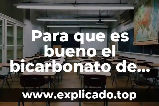 Para que es bueno el bicarbonato de sodio en ayunas