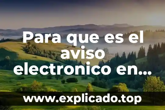Que es una aficion personal ejemplos 4 Para que es el aviso electronico en el buzon tributario