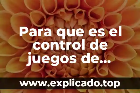 Qué es el software hardware 6 Para que es el control de juegos de hardware