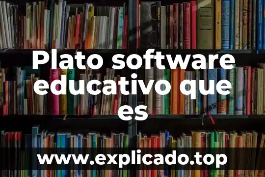 Que es el chat en el ambito educativo 6 Plato software educativo que es