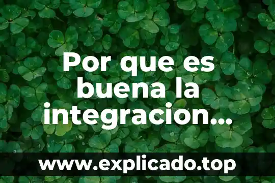 Qué es comierso con buena explicación 3 Por que es buena la integracion armonica en el aula