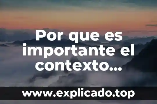 Por que es importante el contexto educativo en la escuela