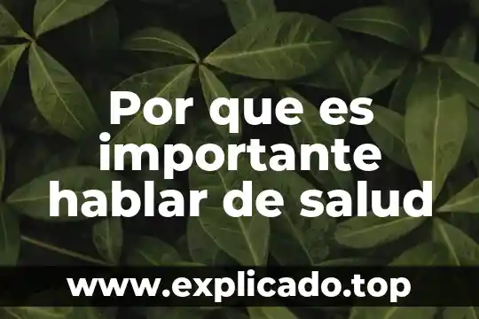 Por que es bueno aprender a hablar japones 3 Por que es importante hablar de salud
