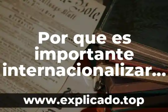 Qué es matriz insumo producto en macroeconomía 7 Por que es importante internacionalizar un producto