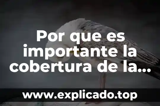 Que es cobertura administrativa en vacunacion 8 Por que es importante la cobertura de la vacunacion