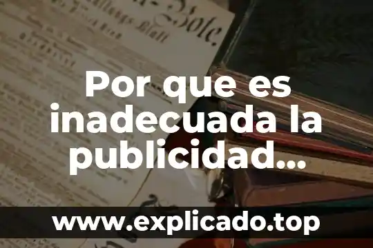 Que es shooting en publicidad 8 Por que es inadecuada la publicidad milagros