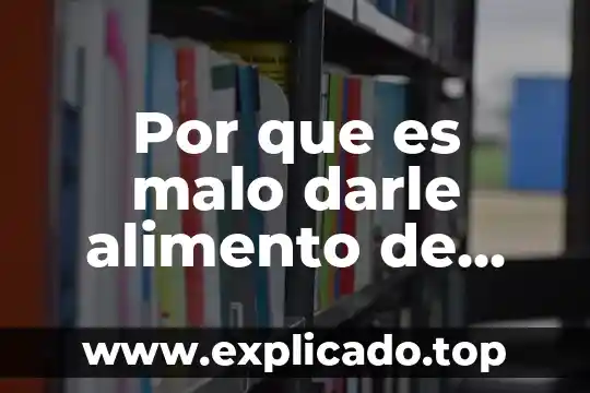 Por que es malo darle alimento de adulto a cachorros