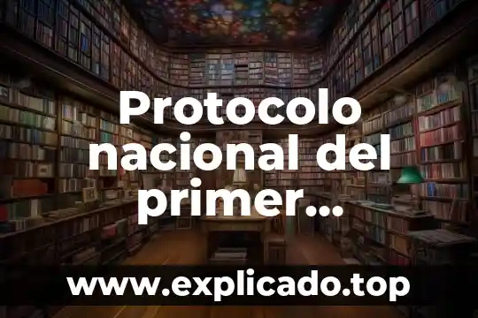 Que es la ley del primer empleo en mexico 5 Protocolo nacional del primer respondiente que es prueba