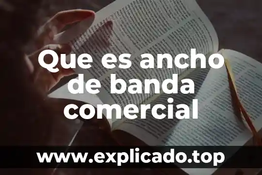 Qué es un texto apelativo y sus elementos 8 Que es ancho de banda comercial