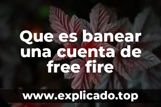 Que es free fire animado 7 Que es banear una cuenta de free fire
