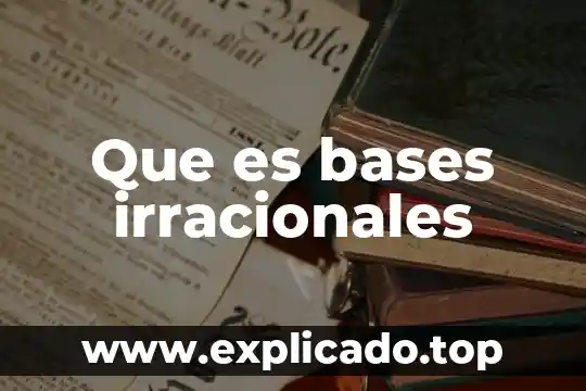 Qué es un esquema en bases de datos 4 Que es bases irracionales