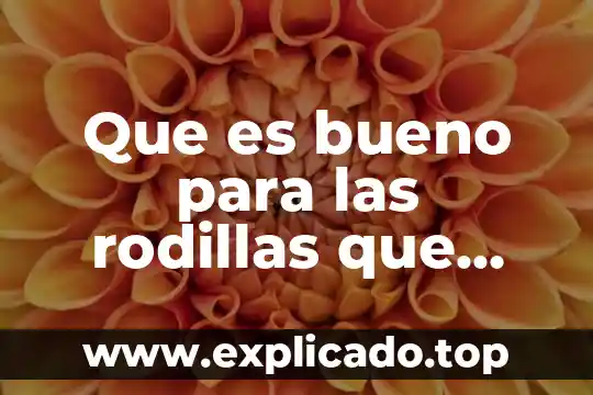 Que es bueno para las alergias en la nariz 3 Que es bueno para las rodillas que truenan