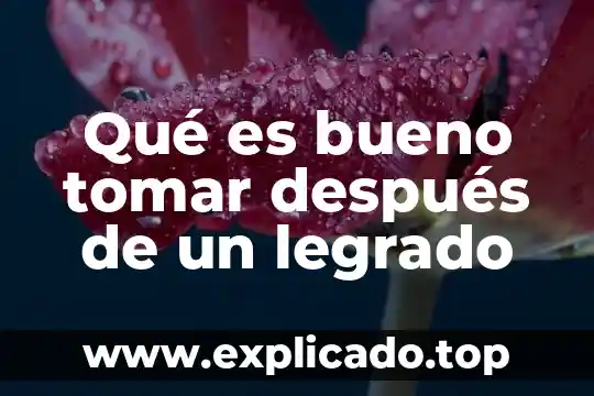 Por que es bueno tomar apuntes 3 Qué es bueno tomar después de un legrado