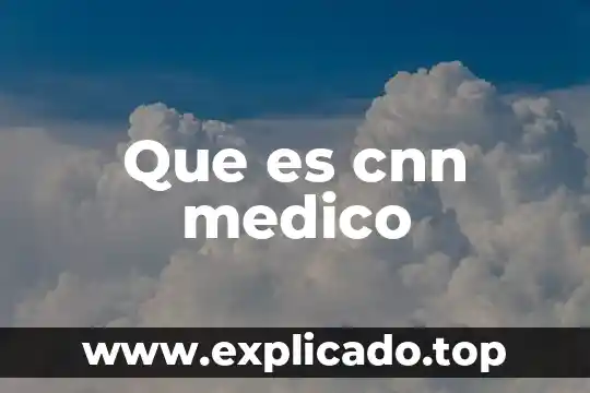 Actriz que es médico 6 Que es cnn medico