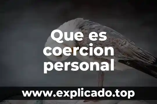 Que es el conjunto potencia de una base de datos 3 Que es coercion personal