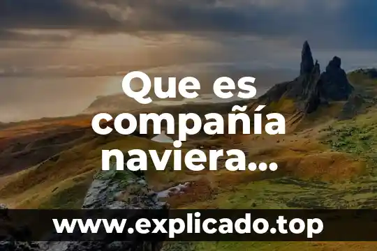 Que es una compañia de financiamiento comercial en colombia 4 Que es compañía naviera definicion