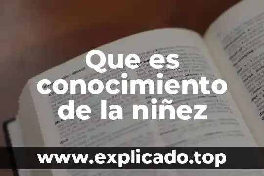 Que es conocimiento segun fidias arias 6 Que es conocimiento de la niñez