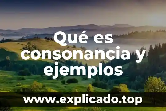 Que es gestor y tecnico del departamento de recursos 5 Qué es consonancia y ejemplos