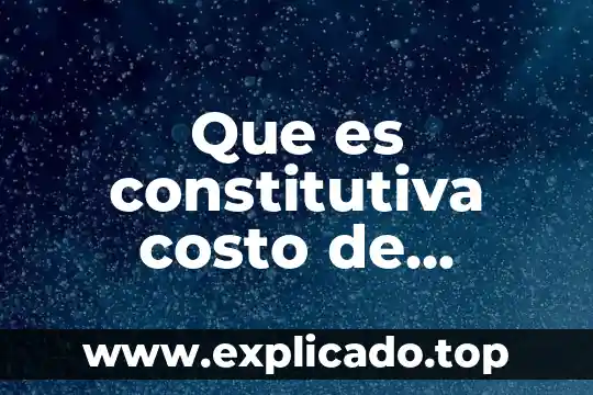 Qué es una acta constitutiva de protección civil 3 Que es constitutiva costo de soporte al producto