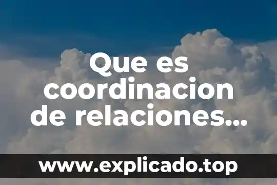Que es middleware basado en coordinacion 7 Que es coordinacion de relaciones publicas