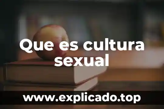 Que es cultura fiesta 8 Que es cultura sexual