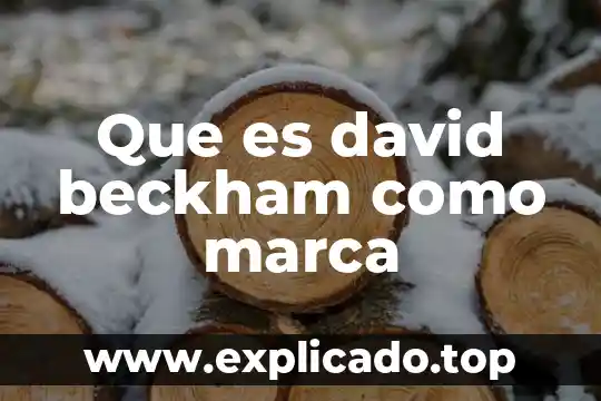 Que es la marca db 5 Que es david beckham como marca