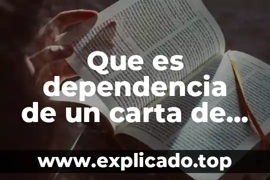 Que es carta cotizada 7 Que es dependencia de un carta de aceptacion de conalep