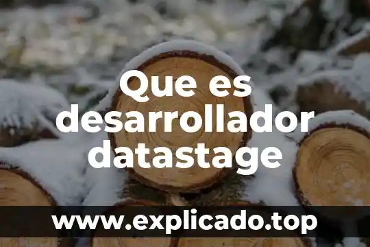 Desarrollador freelance que es 6 Que es desarrollador datastage